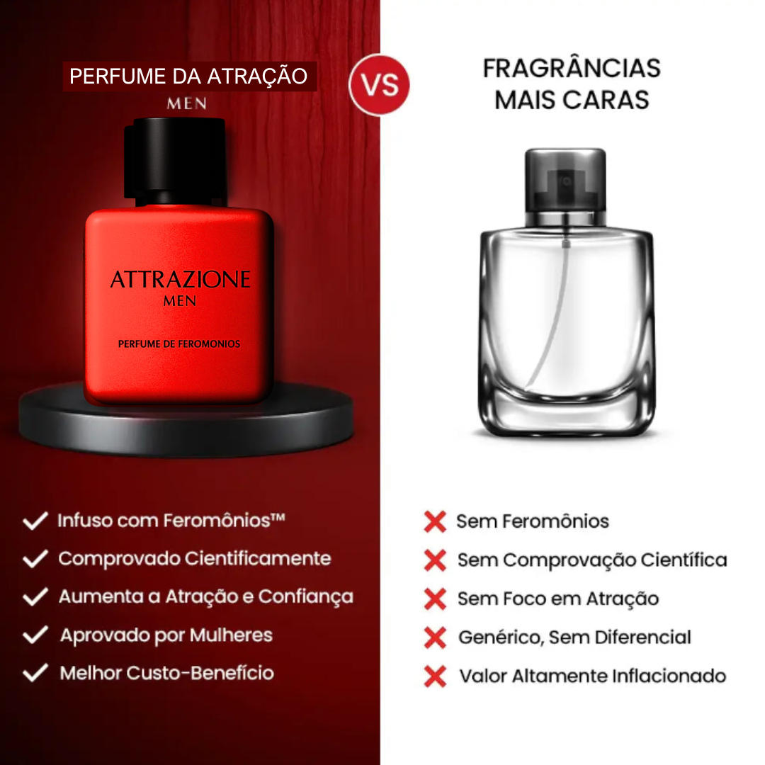 PERFUME DE FEROMÔNIOS - PERFUME ATTRAZIONE MEN
