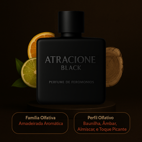 ATRACIONE BLACK - PERFUME DE FEROMÔNIOS
